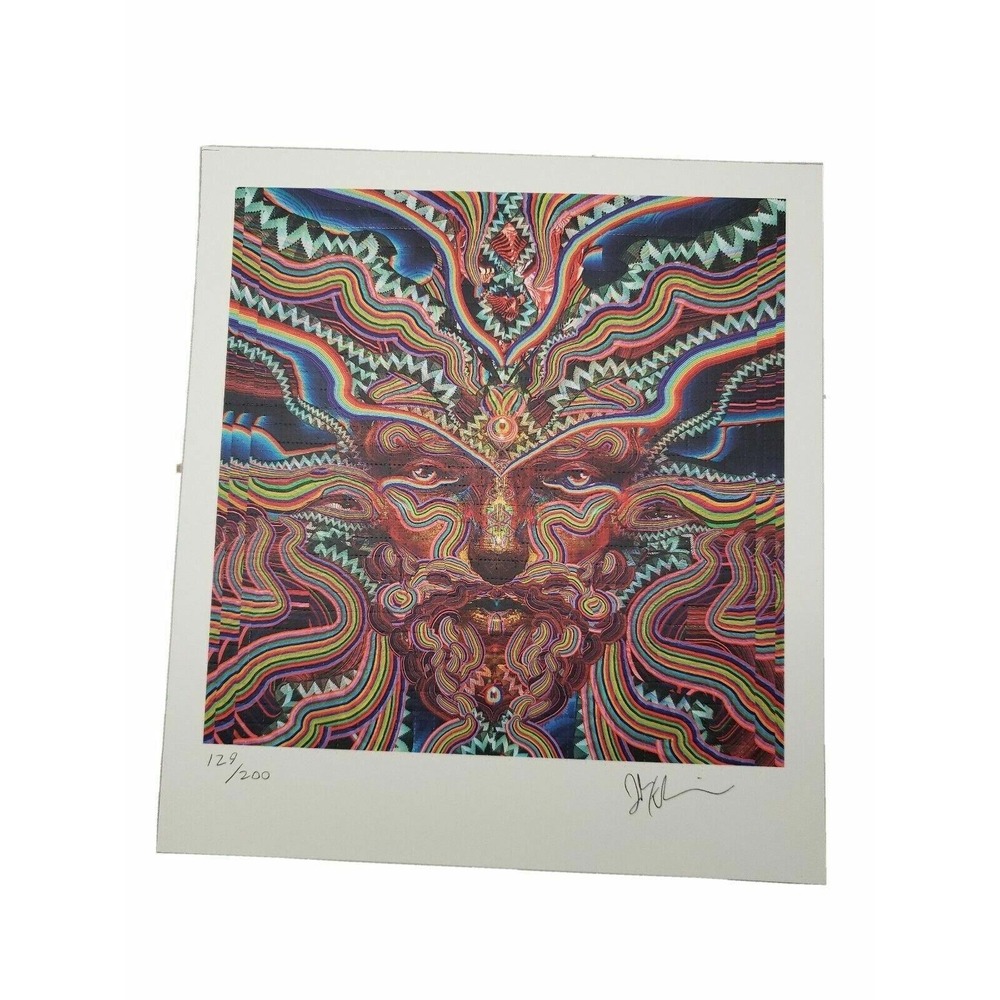 Jake Kobrin signed "Bicycle‎ Day"  Blotter Art print psychedelic artwork